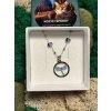 Smaltovaný náhrdelník "Vážka - o naději"