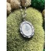 Smaltovaný náhrdelník "Stromek v závěji"