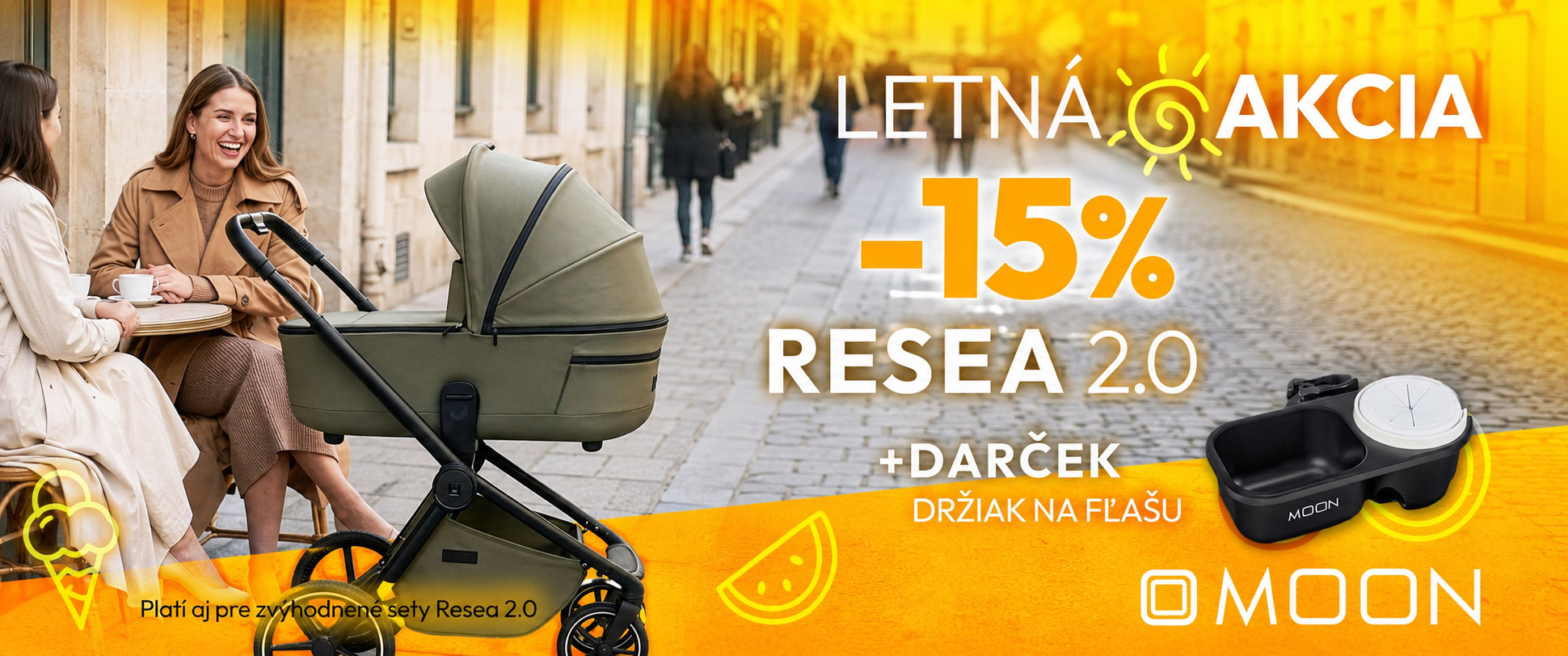 Letná akcia RESEA 2.0 + držiak na fľašu