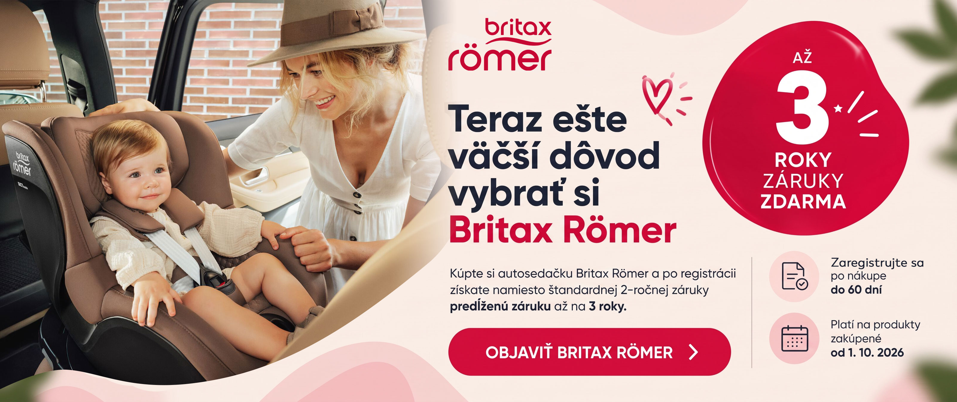 Predĺžená záruka Britax Römer
