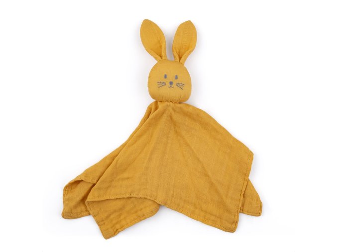 PETITE&MARS Maznáčik bambusový mušelínový Hugo Intense Ochre 0m+