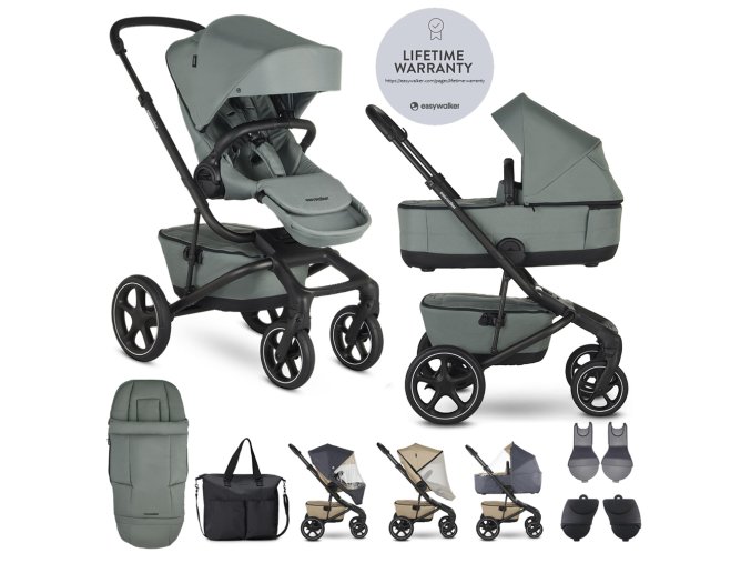 EASYWALKER Kočík kombinovaný Jimmey Thyme Green XXL RWS