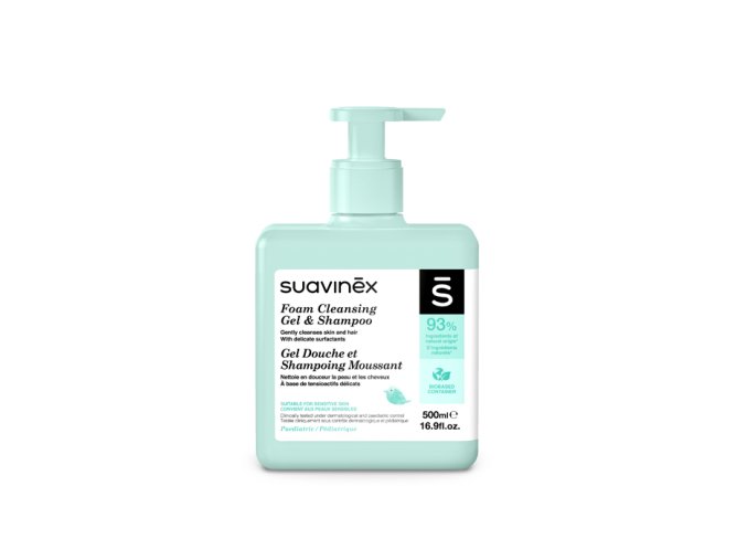 Suavinéx Penový gél šampón 500ml