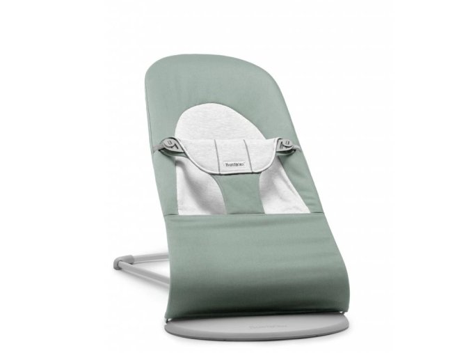 BabyBjorn Lehátko Balance SOFT Woven/Jersey - Light Sage