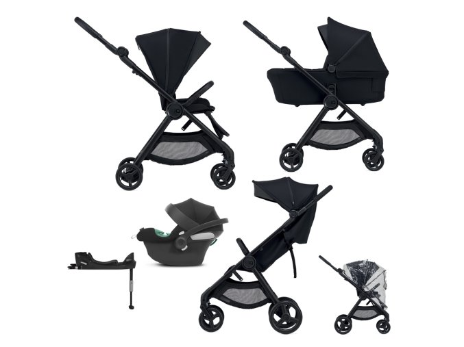 ANEX Kočík kombinovaný IQ Nyx basic + CYBEX Aton B2 i-Size + základňa