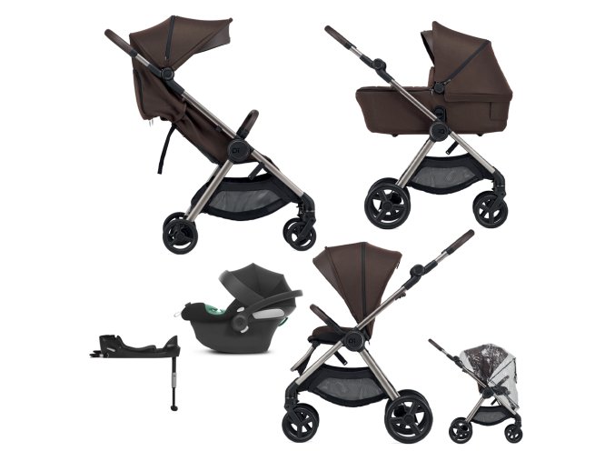 ANEX Kočík kombinovaný IQ Teddy premium + CYBEX Aton B2 i-Size + základňa
