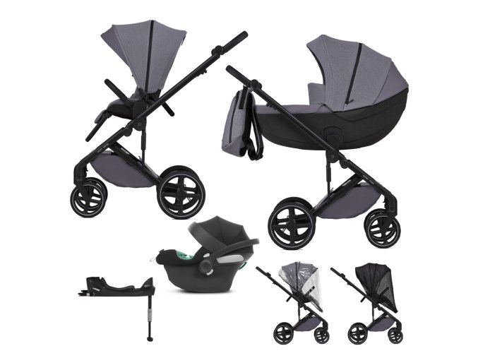 ANEX Kočík kombinovaný Mev Toon + CYBEX Aton B2 i-Size + základňa