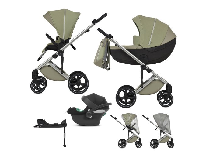 ANEX Kočík kombinovaný Mev Wink + CYBEX Aton B2 i-Size + základňa