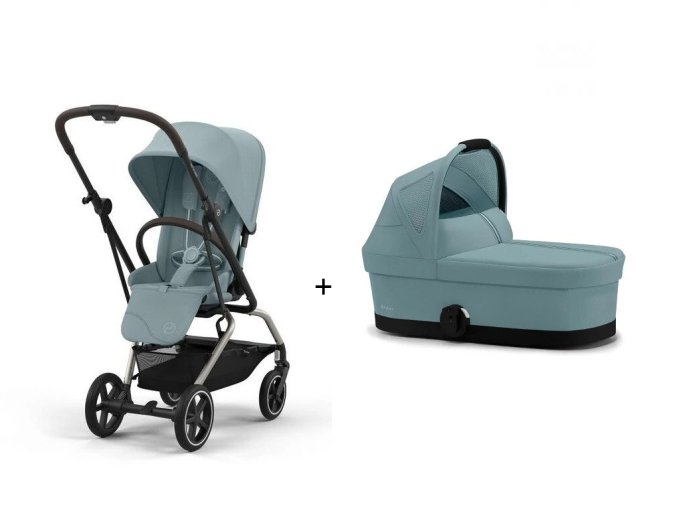 Cybex Športový kočík Eezy S Twist+2 + Hlboká vanička ZDARMA