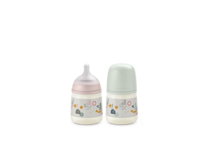 Suavinex Dojčenská fľaša WALK fyziologická S silikón 150ml