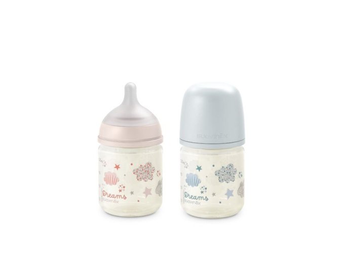 SUAVINEX Dojčenská sklenená fľaša DREAMS 120ml 0m+