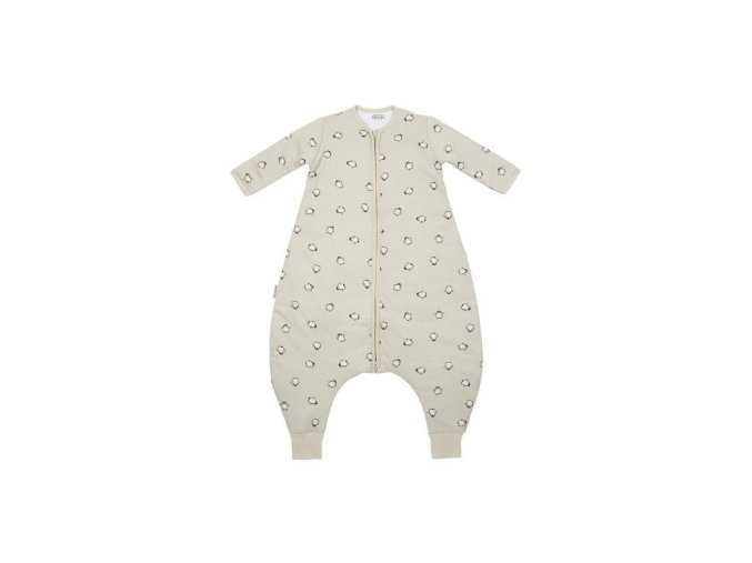 Meyco Zimný spací vak Jumper s rukávmi PENGUIN Soft sand