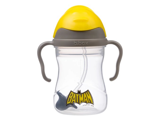 B.BOX Hrnček so slamkou 240ml Batman