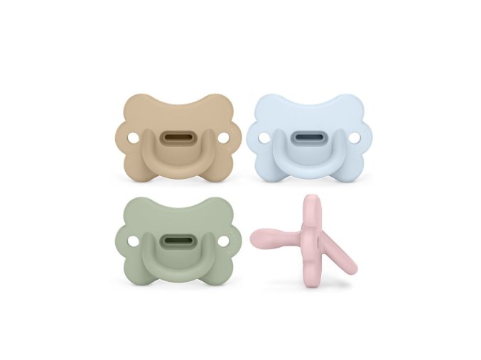 Suavinex Silikónový fyziologický cumlík Colour Essence Butterfly 0-6m