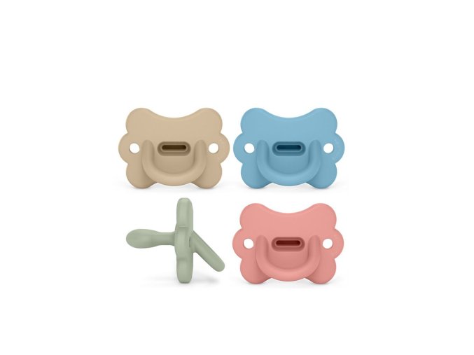 Suavinex Silikónový fyziologický cumlík Colour Essence Butterfly 6-18m