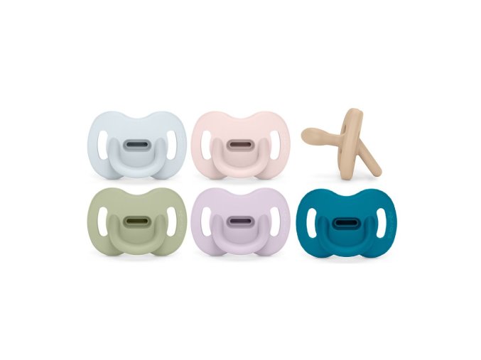 Suavinex Silikónový fyziologický cumlík Colour Essence 0-6m NEW