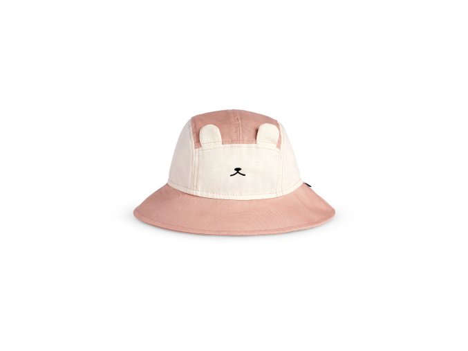 KIETLA klobucik Ourson s ochranou krku s uv ochranou Pink