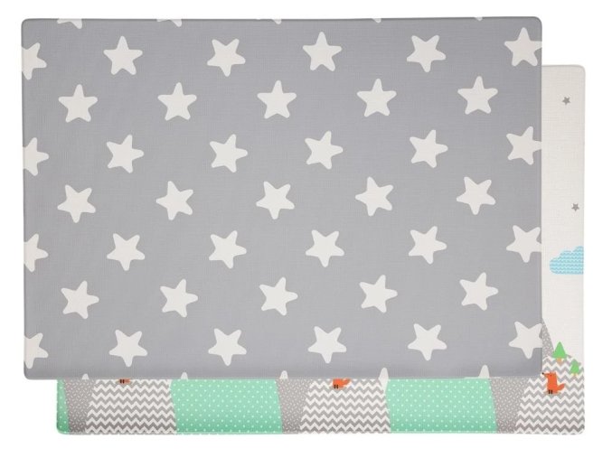 Lalalu podložka na hranie Premium 190x130cm - White Star