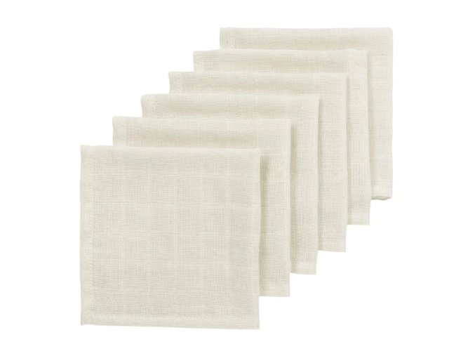 Meyco Sada plienok (žinky) 30x30cm Natural 6ks