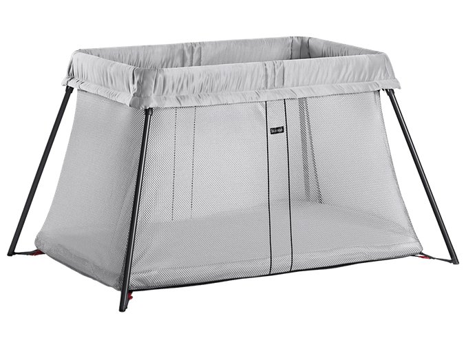 vyr 95travel crib light silver 040248 babybjorn