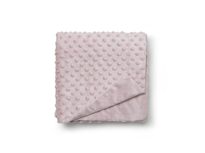 Interbaby extra mäkká deka guličky 110x80cm - Staroružová