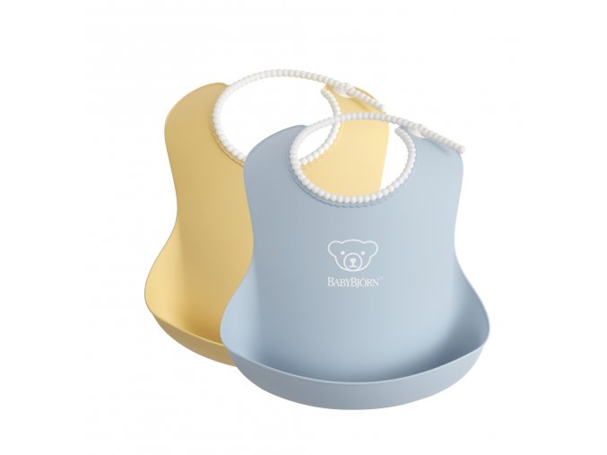 vyr 265 Baby Bib Powder YellowPowder Blue 2 pack