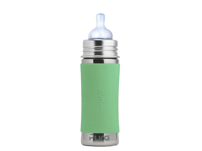 PURA nerezova dojcenska flasa 325ml moss K11NCSB 850038571573