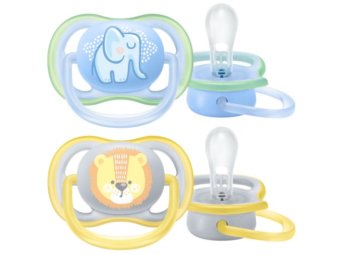 Avent cumlík Ultra air Pastel 0-6m 2ks - Chlapec