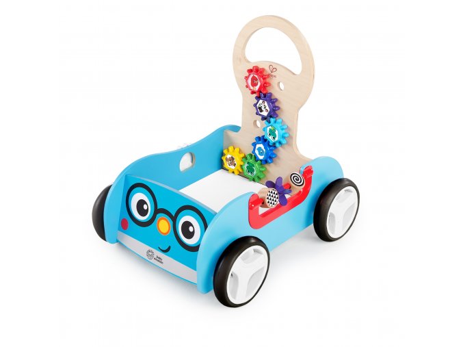 Baby Einstein Hračka drevená aktívna vlečka Discovery Buggy HAPE 12m+