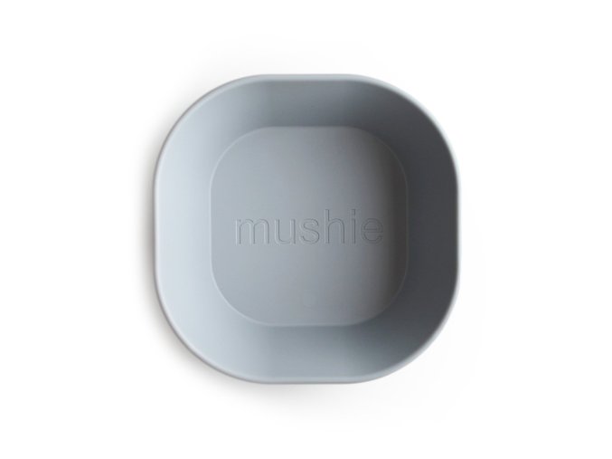 Mushie hranata miska 2ks cloud