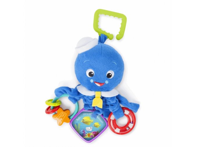 Baby Einstein Hračka na C krúžku aktívna Octopus™ 0m+