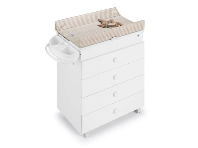 CAM Prebaľovacia komoda ASIA Bianco - col. C264