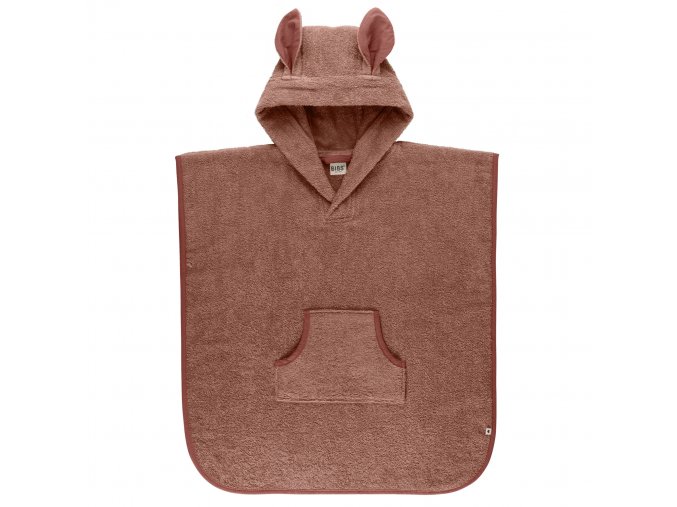 BIBS Kangaroo Froté pončo z BIO bavlny
