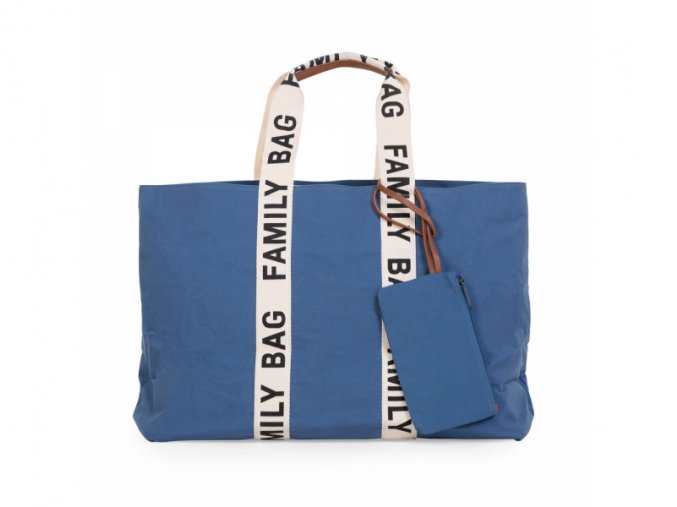 Childhome Cestovná taška Family Bag Canvas - Indigo