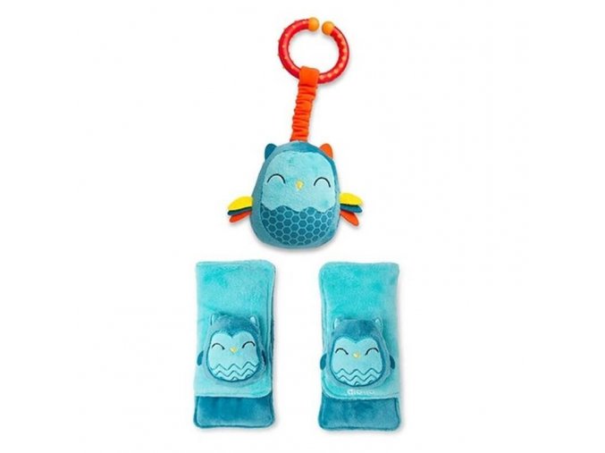 Diono Chránič pásov Soft Wrap & Toy - Owl