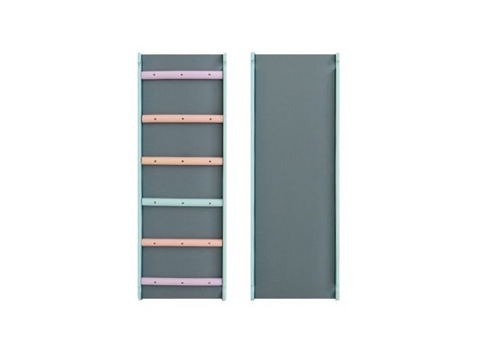 WoodandHearts Montessori Piklerová rampa Small - Small Grey Pastel