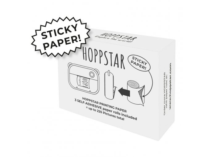 Hoppstar Samolepiaci termopapier pre instantný fotoaparát Artist
