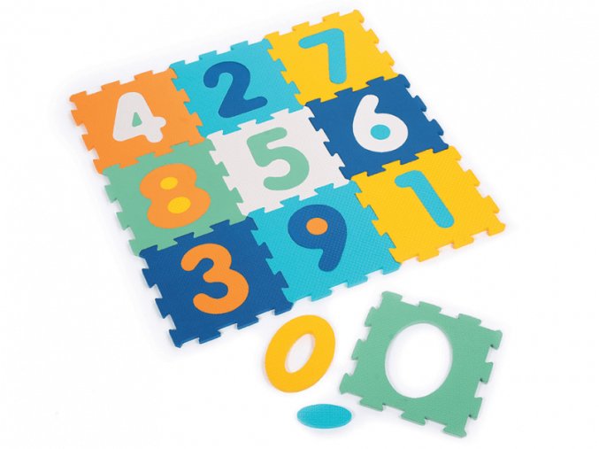 Ludi Penové puzzle Čísla 90x90 cm