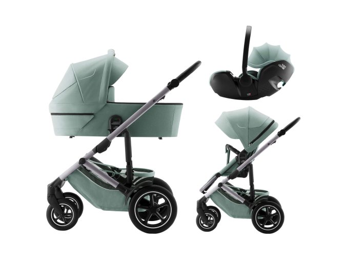 BRITAX RÖMER Kombinovaný kočík 3v1 Smile 5Z - Jade Green