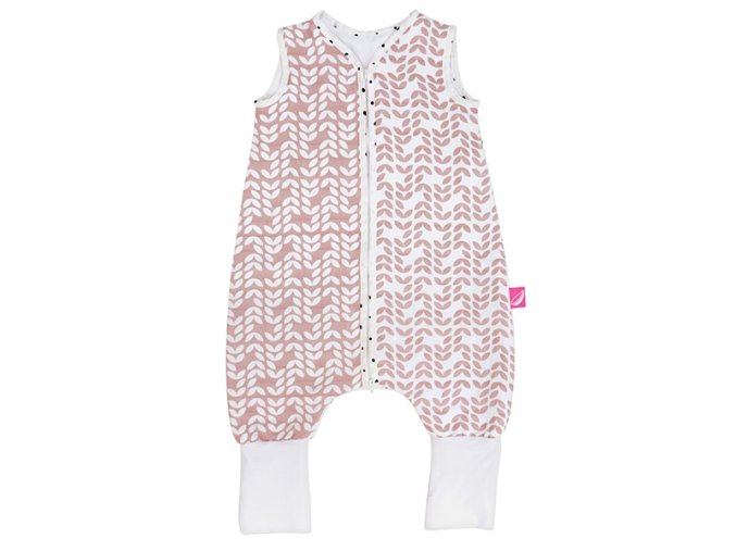 MOTHERHOOD Vak spací mušelínový s nohavicami Pink Classics 12-18m 0,5 tog