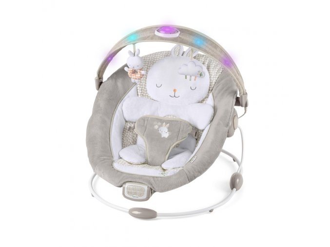 INGENUITY Lehátko vibrujúce s melódiou a svetlom Twinkle Tails™ 0m+ do 9 kg