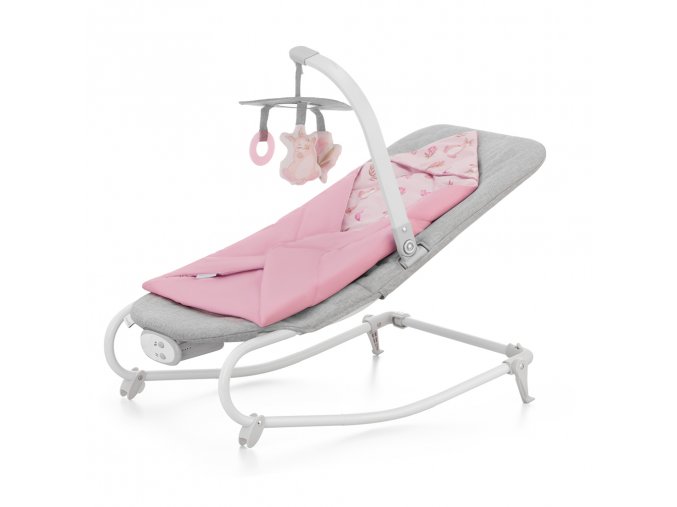 KINDERKRAFT Húpatko vibrujúce s melódiou Felio 2 Peony Rose 0m+, do 9 kg