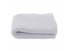 CHICCO Deka pletená Tricot Blanket Light Grey 90x70 cm