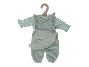 Little Dutch Oblečenie pre bábiku Baby Green Check