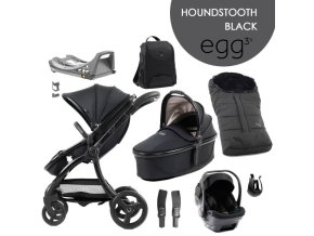 babystyle egg3 set 8 v 1 houndstooth black 2024 special edition