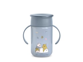 Suavinex 360° Hrnček na učenie BEAR 340ml - Modrý
