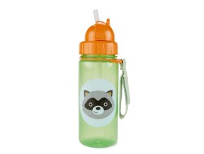 SKIP HOP Zoo Hrnček so slamkou PP bez PVC a BPA Mýval 12m+