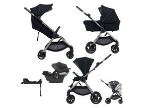 ANEX Kočík kombinovaný IQ Smoky premium + CYBEX Aton B2 i-Size + základňa