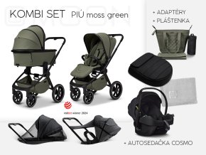 MOON Kombi set PIÚ - Moss