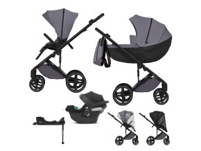 ANEX Kočík kombinovaný Mev Toon + CYBEX Aton B2 i-Size + základňa
